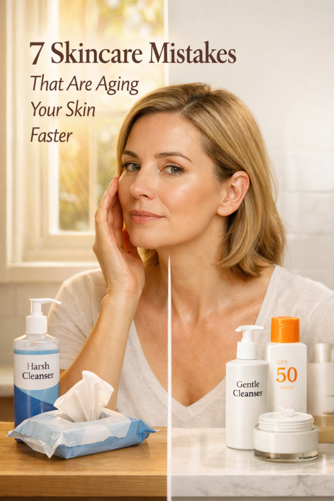 7 Skincare Mistakes That Are Aging Your Skin Faster