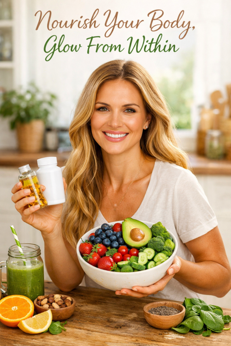 healthy skin from within through nutrition and hydration