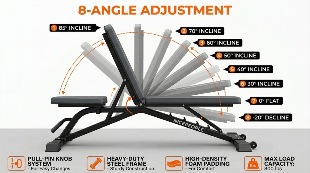 adjustable weight bench