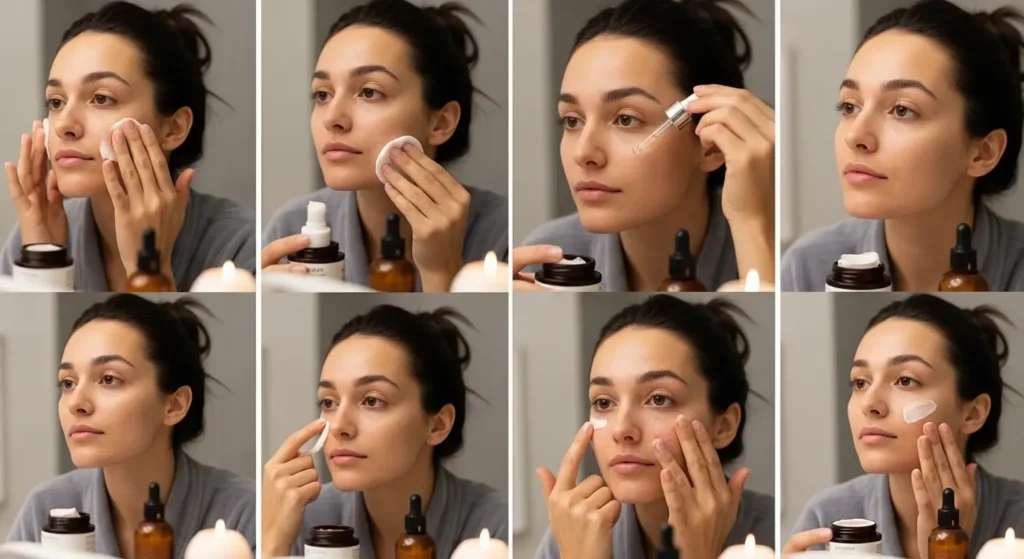 Woman_applying_skincare Woman_applying_skincare